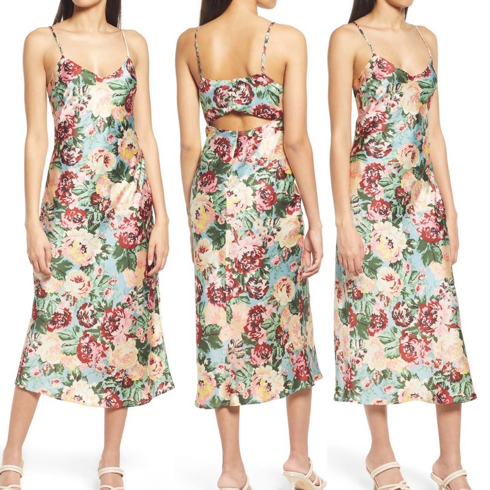 Floral MIDI Dress